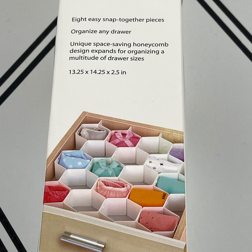 White Drawer Organizer for Home Storage - Picture 4 of 9